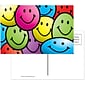 Teacher Created Resources Smiley Faces Smooth Personal Postcards, Multicolor, 30/Pack (TCR1965)