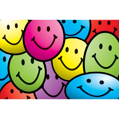 Teacher Created Resources Smiley Faces Smooth Personal Postcards, Multicolor, 30/Pack (TCR1965)