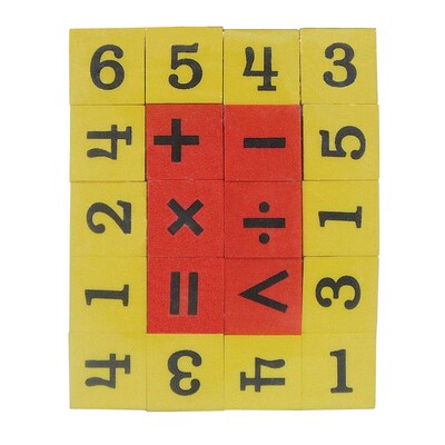 Foam Numbers & Operations Dice