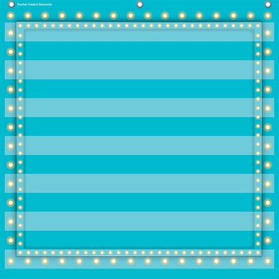 Teacher Created Resources 7 Pocket Pocket Chart, Light Blue Marquee (TCR20780)