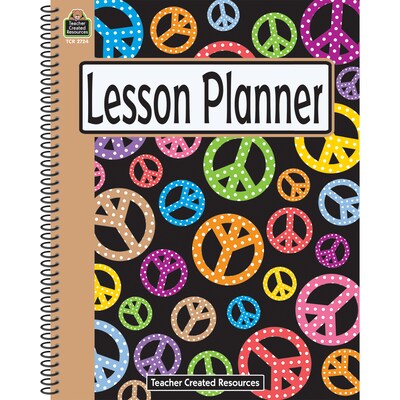 Teacher Created Resources Lesson Plan Book, Peace Signs (TCR2724)