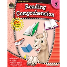 Teacher Created Resources® Ready Set Learn Reading Comprehension Book, Grades 3rd (TCR5929)
