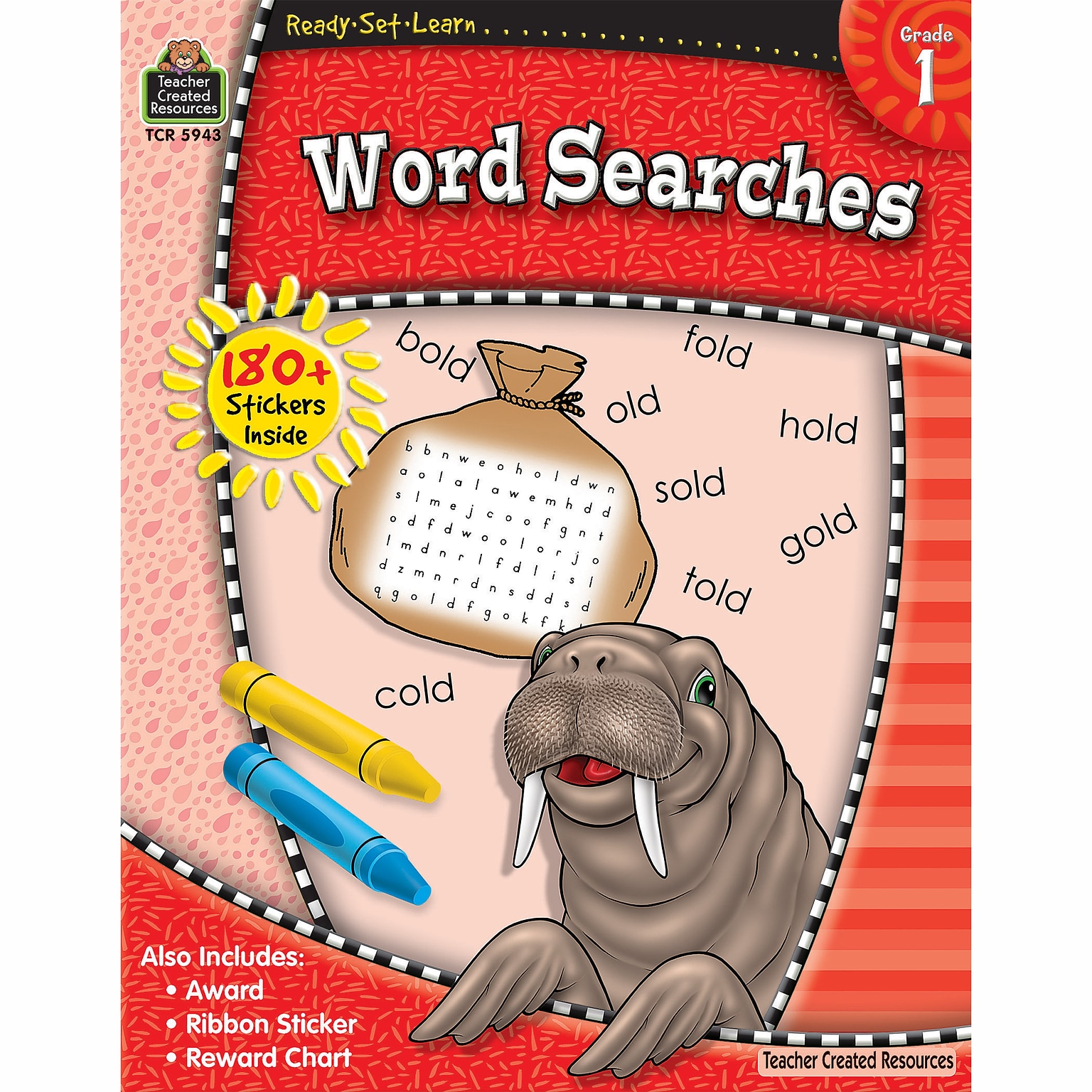 Ready•Set•Learn: Word Searches, Grade 1