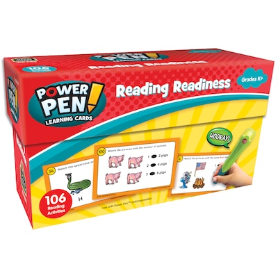 Teacher Created Resources Power Pen Learning Cards: Reading Readiness, 53 ct (TCR6100)