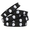 Teacher Created Resources Black with White Paw Prints Wristbands, Pack of 10 (TCR6570)