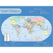 Teacher Created Resources® World Map Chart