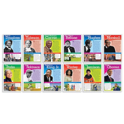 Teachers Friend Bulletin Board Set, Notable African Americans, 13/Set (TF-8026)