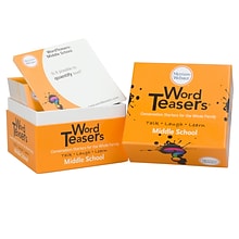 WordTeasers® Conversation Starters, Merriam-Webster Middle School Conversation Starters & Vocabulary
