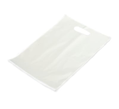 Laddawn 9 x 12 Low Density Merchandise Bags 2 Mil, White LD, 1000/Case