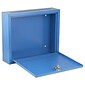 Adiroffice Blue Multi Purpose Large Size Suggestion Drop Box 12" W X 3" D X 10" H