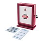 AdirOffice Locking Wood Suggestion Box, Red (632-RED)