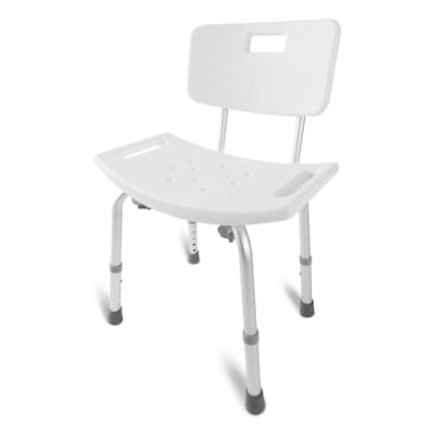Medical Heavy-Duty Spa Bathtub Tool-Free Assembly Adjustable Height Shower Chair Bath Seat Bench wit