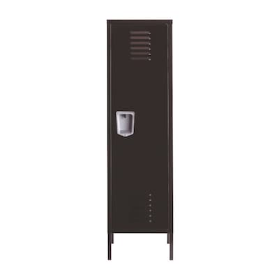 Space Solutions 54H x 15W Metal Personal Locker, Black (21898)