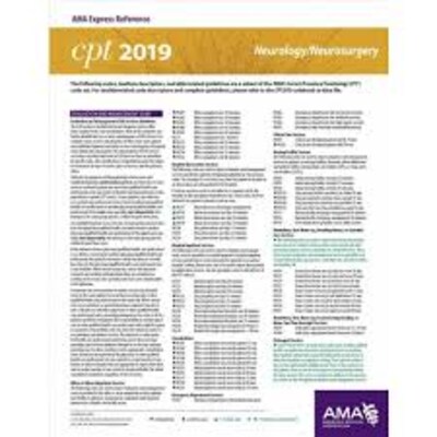 AMA ERC-CPT 2019 Neurology/Neurosurgery