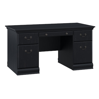 Bush Furniture Birmingham 60W Executive Desk, Antique Black (EX26928-03K)