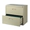 Space Solutions 2-Drawer Lateral File Cabinet, Letter-Width, Putty, 30 Wide (19295)
