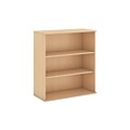 Bush Business Furniture 48H 3 Shelf Bookcase, Natural Maple, Installed (BK4836ACFA)