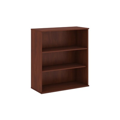 Bush Business Furniture 48H 3 Shelf Bookcase, Hansen Cherry, Installed (BK4836HCFA)