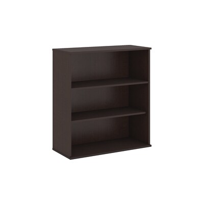 Bush Business Furniture 48H 3 Shelf Bookcase, Mocha Cherry, Installed (BK4836MRFA)