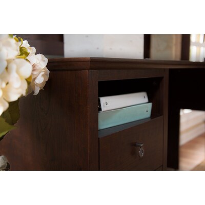 Bush Furniture Buena Vista 60W L-Desk, Madison Cherry (MY13830-03)
