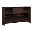 Bush Furniture Buena Vista 60W Hutch, Madison Cherry