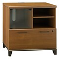 Bush Furniture Achieve Lateral File/Printer Stand, Warm Oak