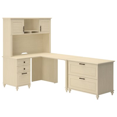 Kathy Ireland Home By Bush Furniture Volcano Dusk L Shaped Desk W