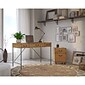 kathy ireland® Home by Bush Furniture Ironworks 48W Writing Desk, Vintage Golden Pine (KI50101-03)