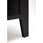 kathy ireland® Home by Bush Furniture Connecticut 5 Shelf Bookcase, Black Suede Oak (KI40103-03)