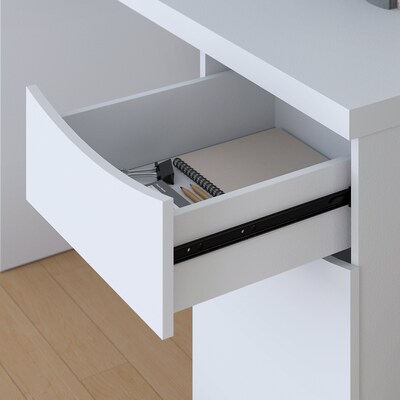 Bush Furniture Montrese 48"W Computer Desk, Pure White (MY72117-03)