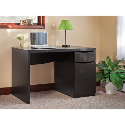 Bush Furniture Montrese 48"W Computer Desk, Classic Black (MY72717-03)