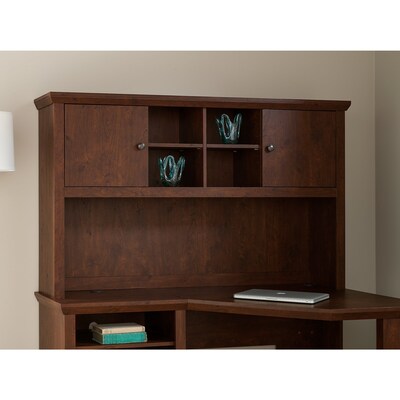 Bush Furniture 60.5"W Desktop Hutch, Cherry (WC40331-03)