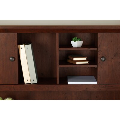 Bush Furniture 60.5"W Desktop Hutch, Cherry (WC40331-03)