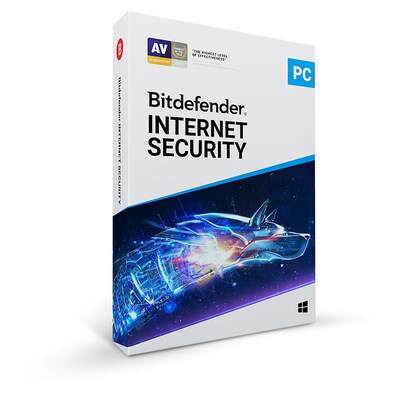 Bitdefender Internet Security 2019 1 Users 1 Year for Windows (1 User) [Download] (FCU9CSM3XS56CPD)