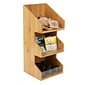 Mind Reader 'Goldie' 3 Tier Condiment Organizer, Bamboo Wood (3TIERBMB-BRN)