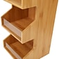 Mind Reader 'Goldie' 3 Tier Condiment Organizer, Bamboo Wood (3TIERBMB-BRN)