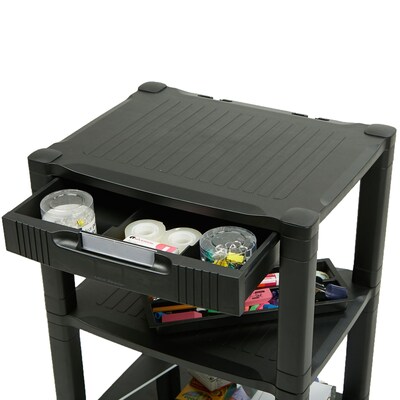 Mind Reader Classify Mobile Print Accessory, Black (PRCART-BLK)