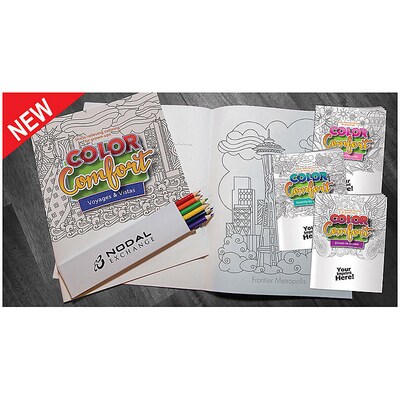 Custom Color Comfort  Adult Coloring Books