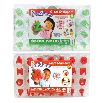 Ready2Learn™ Giant Stampers, Alphabet Letters Lowercase & Uppercase, 56/pkg