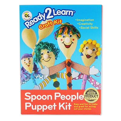 Center Enterprises® Ready2Learn Craft Kit, Spoon People Puppet, 6/ST, 2 ST/BD