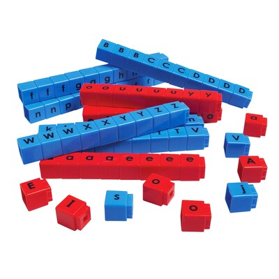 Didax Letter Cubes, CVC Consonant/Vowel Cubes, 90/Set(DD-2810)