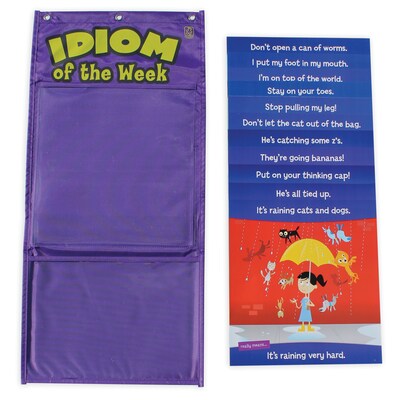 Educational Insights Idiom Of The Week Pocket Chart (1753)