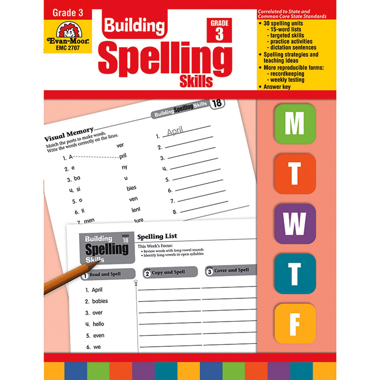 Evan-Moor® Building Spelling Skills, Grade 3