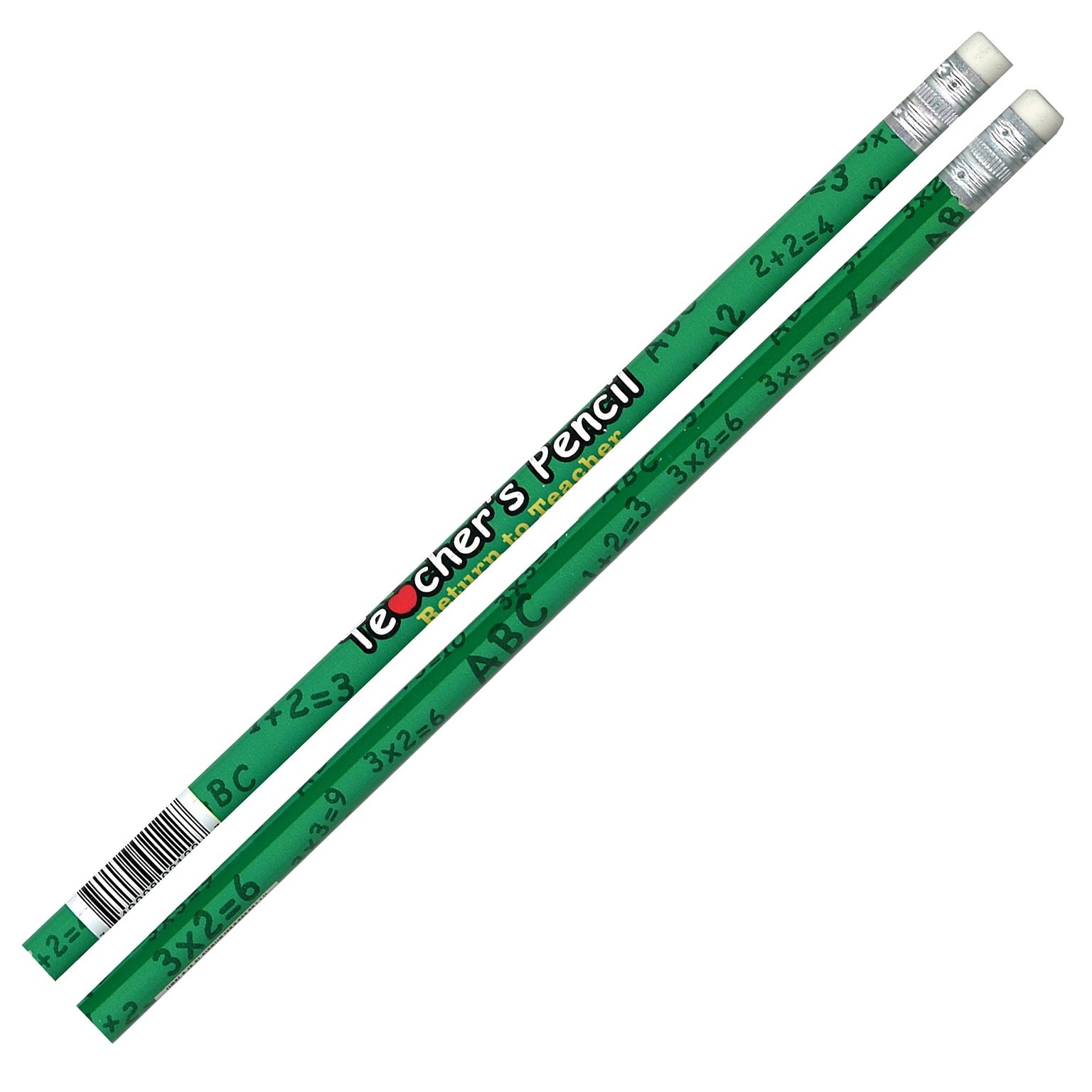 J.R. Moon Teachers Pencils Motivational Pencil, Pack of 12 (JRM2122B)