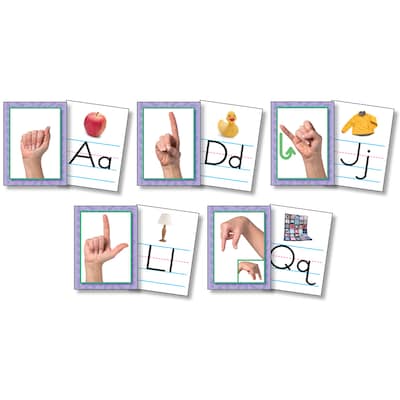 American Sign Language Alphabet Cards