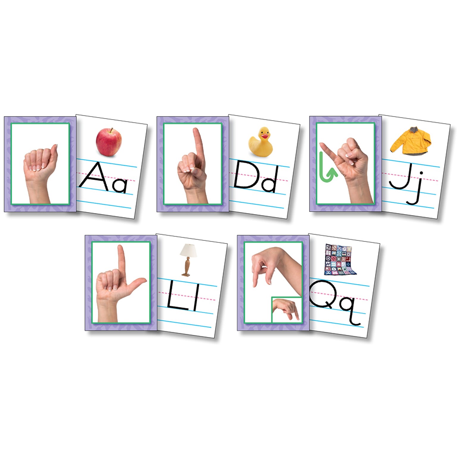 American Sign Language Alphabet Cards