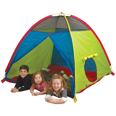 Pacific Play Tents Super Duper 4-Kid Play Tent, 46"x 58" x 58", Multicolored (PPT40205)