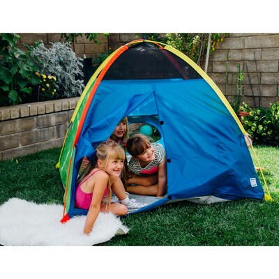 Pacific Play Tents Super Duper 4-Kid Play Tent, 46"x 58" x 58", Multicolored (PPT40205)