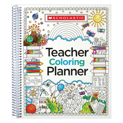 Scholastic Teacher Coloring Planner (SC-809292)