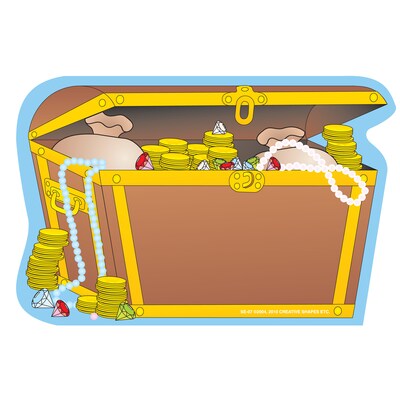 Creative Shapes™ 5" x 7" Large Notepad, Treasure Chest